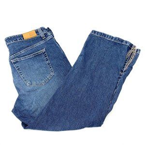Tommy Hilfiger Womens Blue Crop Denim Capri Jeans Size 10 (34 X 25)